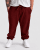 Motley Denim Berlin Sweatpants Red - Collegehousut ja collegeshortsit - Miesten Isot collegehousut ja collegeshortsit