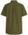 Motley Denim Zagreb Lyhythihainen Kauluspaita Tumma khaki - Kauluspaidat - Miesten isot kauluspaidat 2XL – 8XL