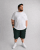 Motley Denim Paris Sweatshorts Racing Green - Collegehousut ja collegeshortsit - Miesten Isot collegehousut ja collegeshortsit