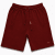 Motley Denim Paris Sweatshorts Red - Collegehousut ja collegeshortsit - Miesten Isot collegehousut ja collegeshortsit