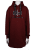 Nora Mikken KADRI WHITE Long Hoodie Burgundy - Hupparit ja collegepaidat - 
