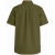 Motley Denim Zagreb Lyhythihainen Kauluspaita Tumma khaki - Kauluspaidat - Miesten isot kauluspaidat 2XL – 8XL