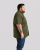 Motley Denim Zagreb Lyhythihainen Kauluspaita Tumma khaki - Kauluspaidat - Miesten isot kauluspaidat 2XL – 8XL