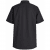 Motley Denim Zagreb Lyhythihainen Kauluspaita Musta - Kauluspaidat - Miesten isot kauluspaidat 2XL – 8XL