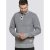 D555 Zane Sweater Grey - Hupparit ja collegepaidat - Miesten hupparit ja collegepaidat isot koot