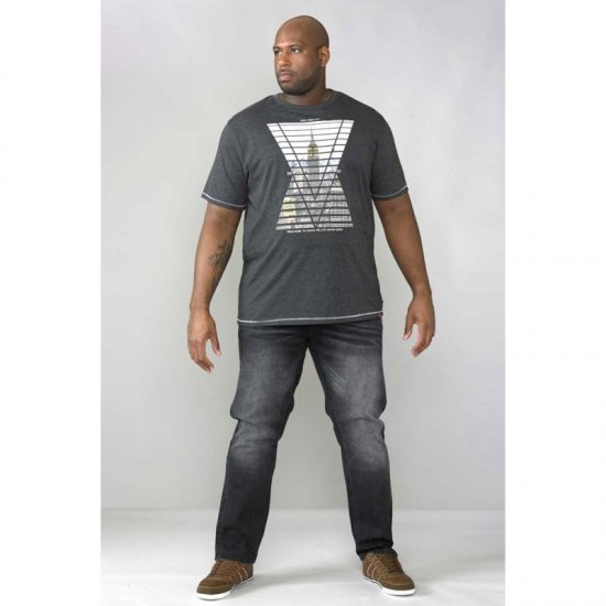 D555 Benson Tapered Fit Stretch Jeans Stonewash TALL SIZES - MIESTEN VAATTEET MT-6XLT - Pitkien miesten vaatteet