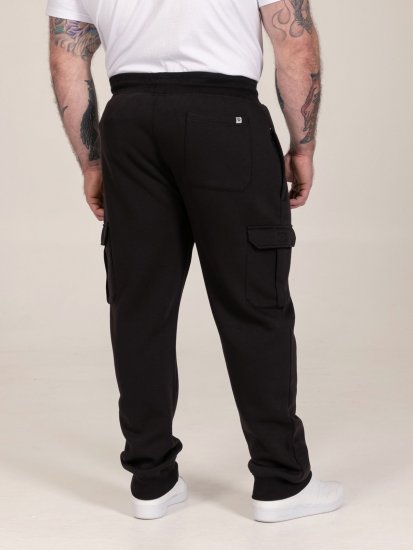 D555 Dexter 1 Cargo Jogger With Bear Embroidery Musta - Collegehousut ja collegeshortsit - Miesten Isot collegehousut ja collegeshortsit