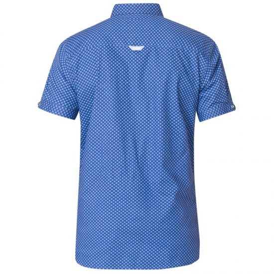 D555 Bobby Short Sleeve Shirt - Kauluspaidat - Miesten isot kauluspaidat 2XL – 8XL