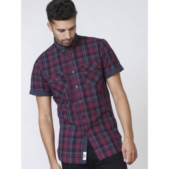 D555 Herbie Short Sleeve Shirt - Kauluspaidat - Miesten isot kauluspaidat 2XL – 8XL