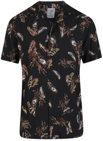 D555 Randal Shirt Black - Kauluspaidat - Miesten isot kauluspaidat 2XL – 8XL