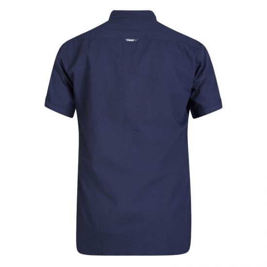 D555 Wesson Shirt Navy - Kauluspaidat - Miesten isot kauluspaidat 2XL – 8XL