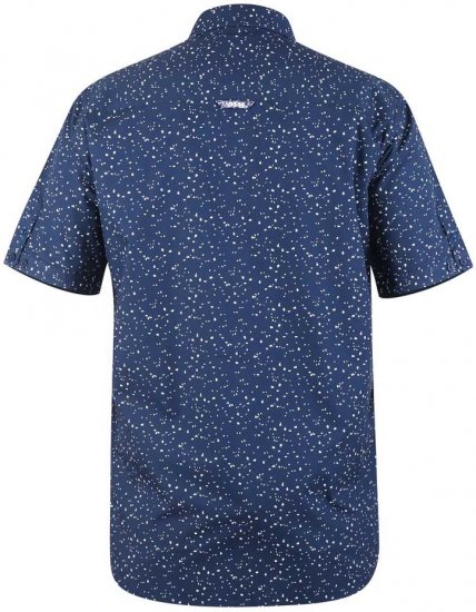 D555 FINDON Print Shirt - Kauluspaidat - Miesten isot kauluspaidat 2XL – 8XL