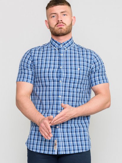 D555 CANFORD Shirt With Pocket - Kauluspaidat - Miesten isot kauluspaidat 2XL – 8XL