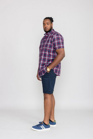 D555 RIPLEY Shirt With Pocket - Kauluspaidat - Miesten isot kauluspaidat 2XL – 8XL