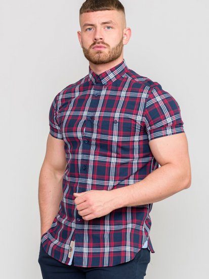 D555 RIPLEY Shirt With Pocket - Kauluspaidat - Miesten isot kauluspaidat 2XL – 8XL