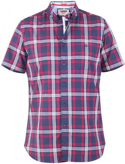 D555 RIPLEY Shirt With Pocket - Kauluspaidat - Miesten isot kauluspaidat 2XL – 8XL