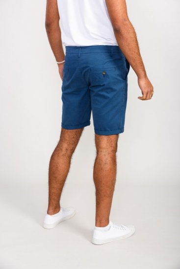 D555 Nelson Stretch Chino Shorts Blue - Shortsit - Shortsit, isot koot – W40-W60