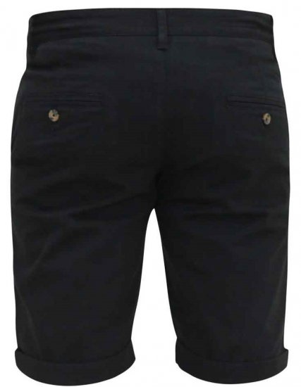 D555 Nelson Stretch Chino Shorts Black - Shortsit - Shortsit, isot koot – W40-W60