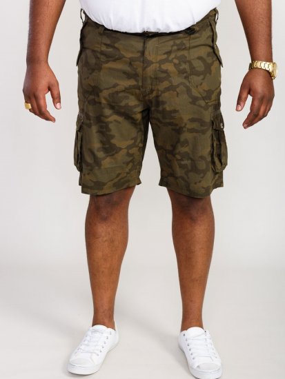 D555 Woobridge Camo Cotton Cargo Shorts - Shortsit - Shortsit, isot koot – W40-W60
