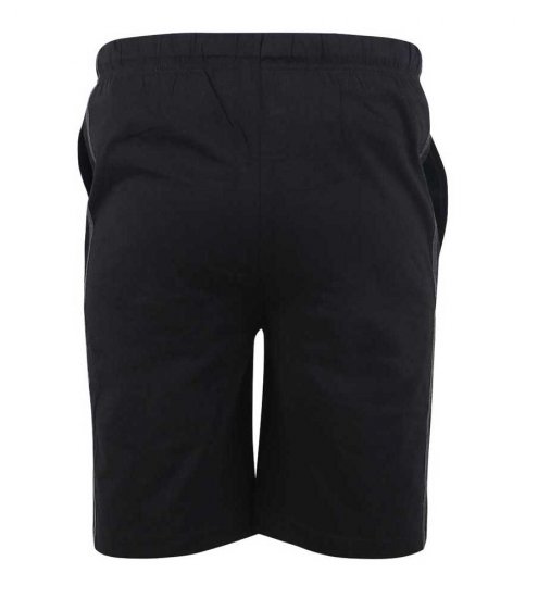 D555 Ryan Jersey Shorts 2-pack Black/Charcoal - Collegehousut ja collegeshortsit - Miesten Isot collegehousut ja collegeshortsit