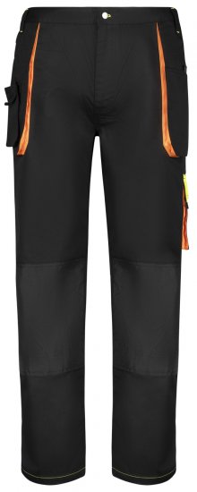 Adamo 109110 Työhousut Musta - Työvaatteet - Miesten Työvaatteet Isot Koot - 2XL-10XL