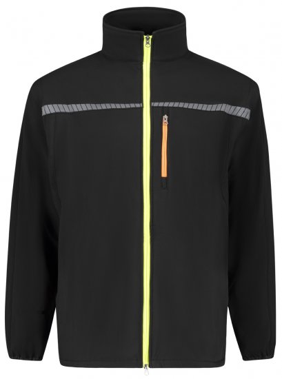 Adamo 109130 Työ Softshelltakki Musta - Työvaatteet - Miesten Työvaatteet Isot Koot - 2XL-10XL