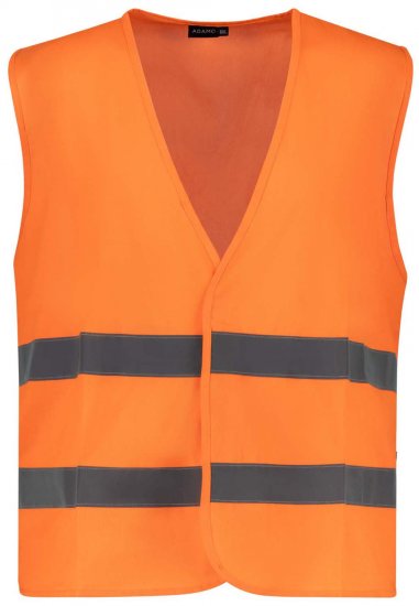 Adamo 109140 Huomioliivi Oranssi - Työvaatteet - Miesten Työvaatteet Isot Koot - 2XL-10XL