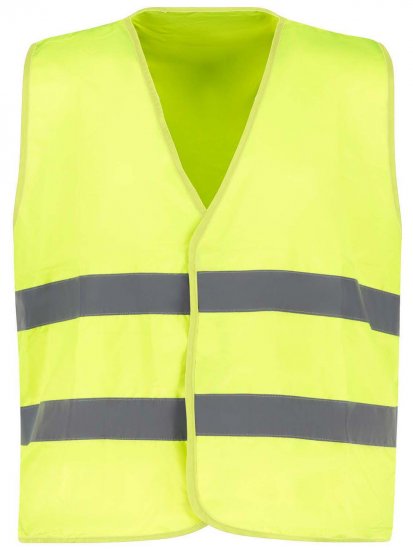 Adamo 109140 Huomioliivi Keltainen - Työvaatteet - Miesten Työvaatteet Isot Koot - 2XL-10XL