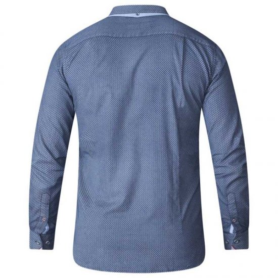 D555 Kermit Long Sleeve Printed Shirt - Kauluspaidat - Miesten isot kauluspaidat 2XL – 8XL