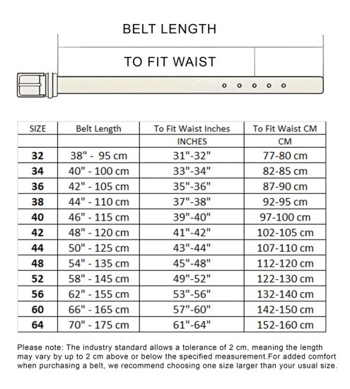D555 Dylan Tan Bonded Leather Belt - Vyöt - Pitkät vyöt W40-W70/2XL-8XL
