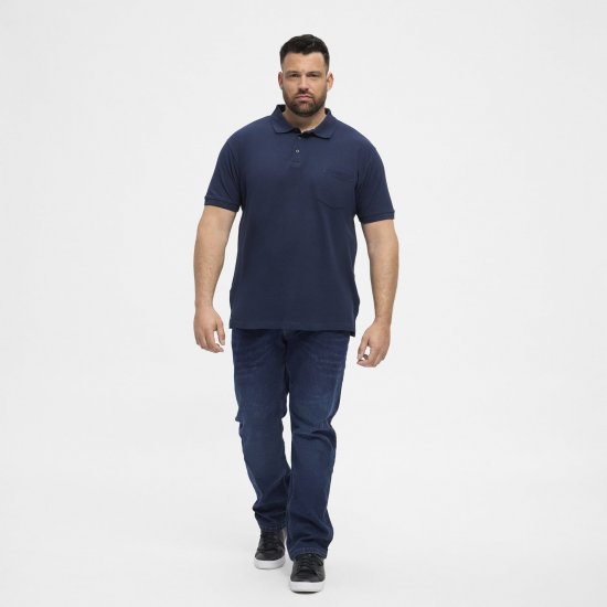 North Latitude Polo Navy Blue - Pikeepaidat - Miesten isot pikeepaidat