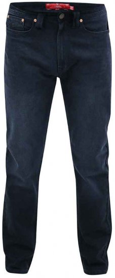 D555 Hockliffe 1959 Fit Stretch Jeans Dark Wash - Farkut ja housut - Miesten isot farkut ja isot housut W40-W70