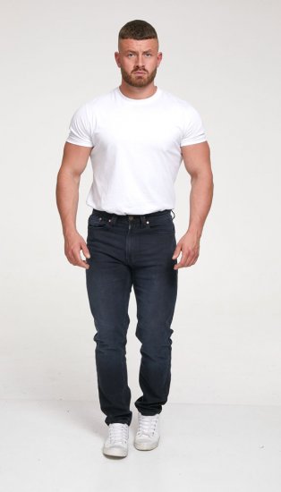 D555 Hockliffe 1959 Fit Stretch Jeans Dark Wash - Farkut ja housut - Miesten isot farkut ja isot housut W40-W70