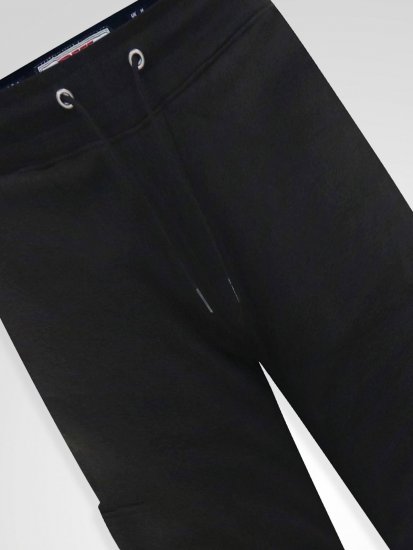 D555 Dexter 1 Cargo Jogger With Bear Embroidery TALL Musta - TALL collegehousut - TALL-collegehousut pitkille