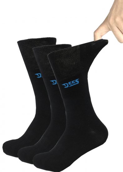 D555 Harold Extra Wide Comfort Fit Socks 3-pack - Alusvaatteet & uimavaatteet - Miesten Isot alusvaatteet 