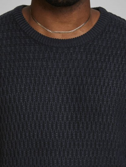 Jack & Jones JCOBRANDON Knit Black - Hupparit ja collegepaidat - Miesten hupparit ja collegepaidat isot koot