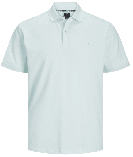 Jack & Jones JCOHASS LOGO Polo Soothing Sea - Pikeepaidat - Miesten isot pikeepaidat