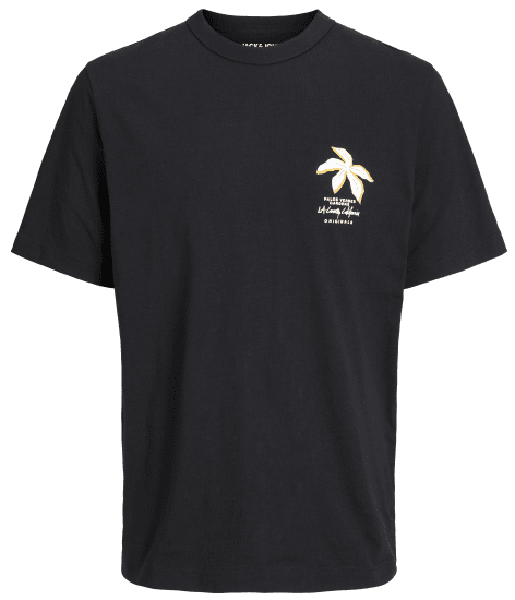 Jack & Jones JOREASTER ACTIVITY T-Shirt Black - T-paidat - Isot T-paidat 2XL – 14XL