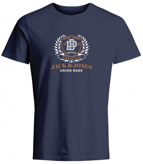 Jack & Jones JPRBLUCAMERON T-Shirt Captains Blue - T-paidat - Isot T-paidat 2XL – 14XL