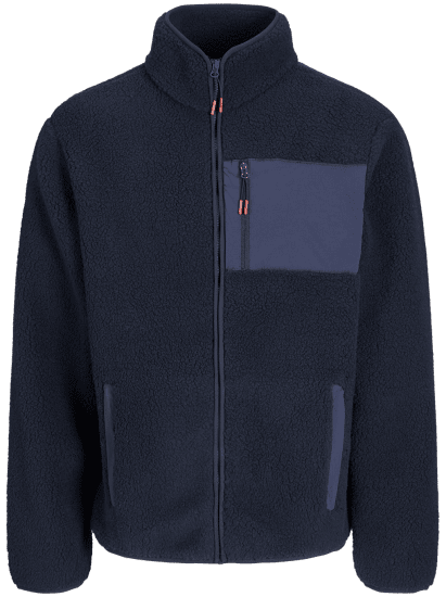 Jack & Jones Thatcher Fleece Jacket Sky Captain - Takit - Miesten Takit, isot koot – 2XL – 12XL