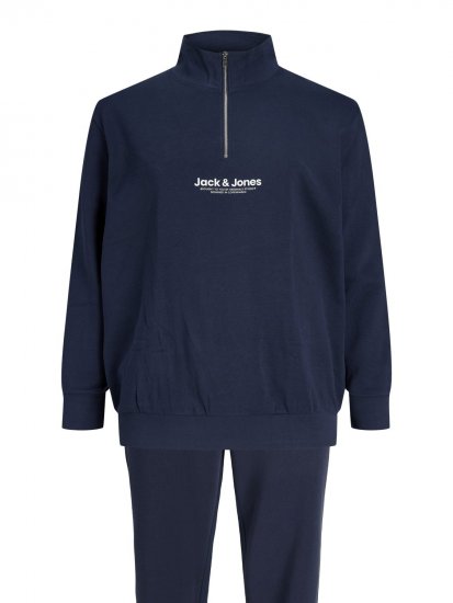 Jack & Jones Vesterbro verryttelyasu tummansininen - Hupparit ja collegepaidat - Miesten hupparit ja collegepaidat isot koot