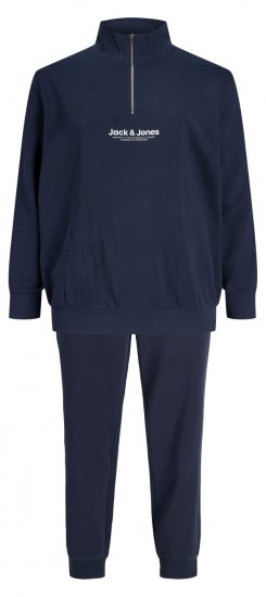 Jack & Jones Vesterbro verryttelyasu tummansininen - Hupparit ja collegepaidat - Miesten hupparit ja collegepaidat isot koot