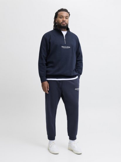 Jack & Jones Vesterbro verryttelyasu tummansininen - Hupparit ja collegepaidat - Miesten hupparit ja collegepaidat isot koot