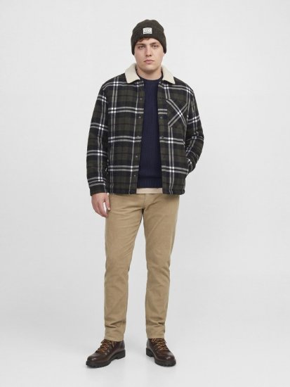 Jack & Jones Zac Teddy Paitatakki Vihreä - Takit - Miesten Takit, isot koot – 2XL – 12XL