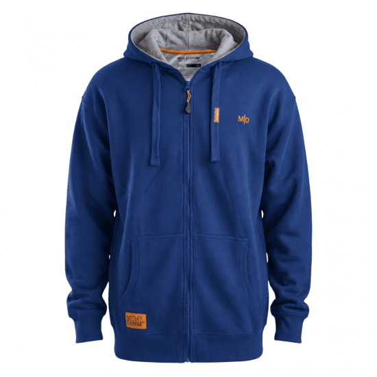 Motley Denim Copenhagen Hoodie Royal Blue - Hupparit ja collegepaidat - Miesten hupparit ja collegepaidat isot koot