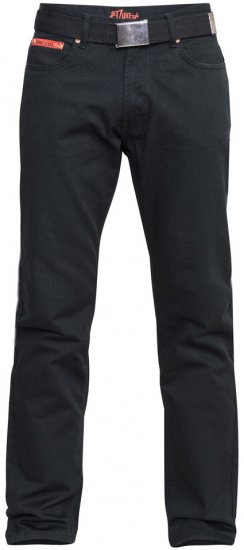 Duke Mario Bedford cord-pants Black TALL SIZES - MIESTEN VAATTEET MT-6XLT - Pitkien miesten vaatteet