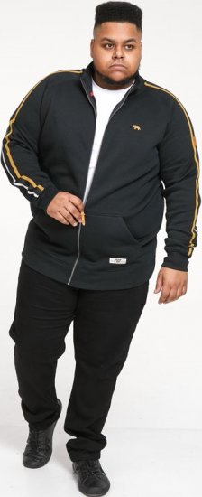 D555 MARSTON Zip Through Sweatshirt - Hupparit ja collegepaidat - Miesten hupparit ja collegepaidat isot koot