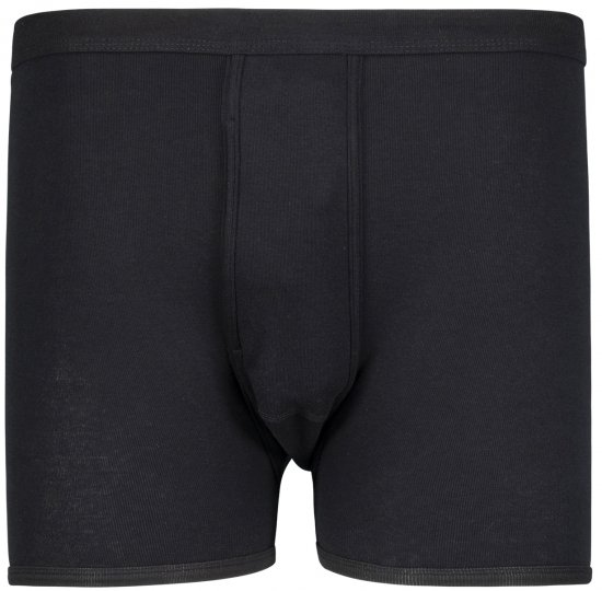 Adamo Royal Ribbed Boxer shorts Black - Alusvaatteet & uimavaatteet - Miesten Isot alusvaatteet 