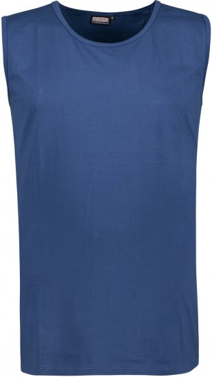 Adamo Rod Comfort Fit Tank Top Denim Blue - T-paidat - Isot T-paidat 2XL – 14XL