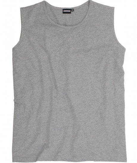 Adamo Rod Comfort Fit Tank Top Grey - T-paidat - Isot T-paidat 2XL – 14XL